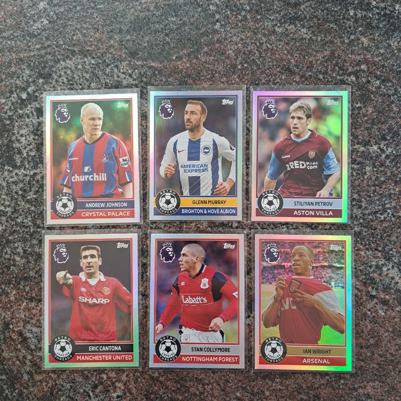 Topps Carte collezionabili: 6 Karten Topps PL 25/26 Retro Threads – Nuovo (secondo la descrizione) da Frauenfeld venduto da Fusel1909