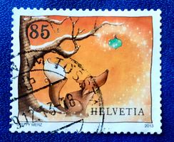 Nr.1484A FUCHS  Sondermarken Weihnachten GESTEMPELT 2013  ﻿