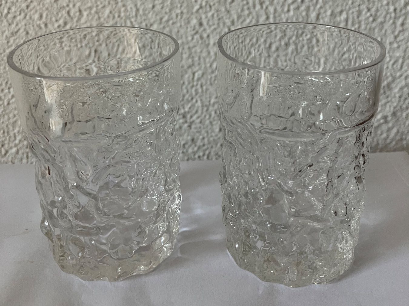 Bicchieri: 2 Eisgläser Barkoptik, 70er, 8cm, evt Goebel Charlottenhütte – Usato da Stäfa venduto da ummroxana 4