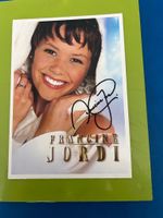Autogrammkarte Francine Jordi mit Unterschrift gebraucht