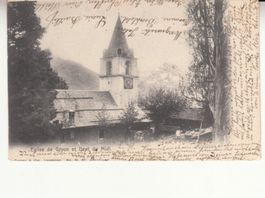 Gryon 1903 mit Stabstempel St. Maurice