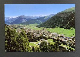AK Davos mit Seehorn und Pischahorn