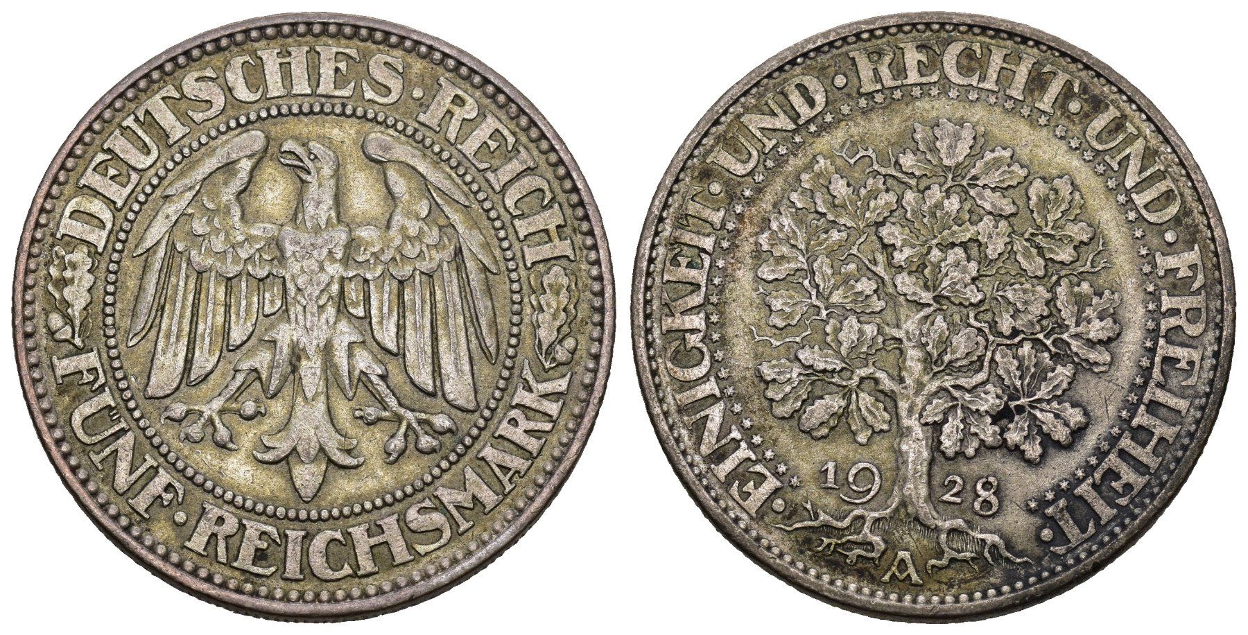 Toutes les monnaies: Deutschland Reichsmark 1928 – D'occasion à Bern par numismatictops