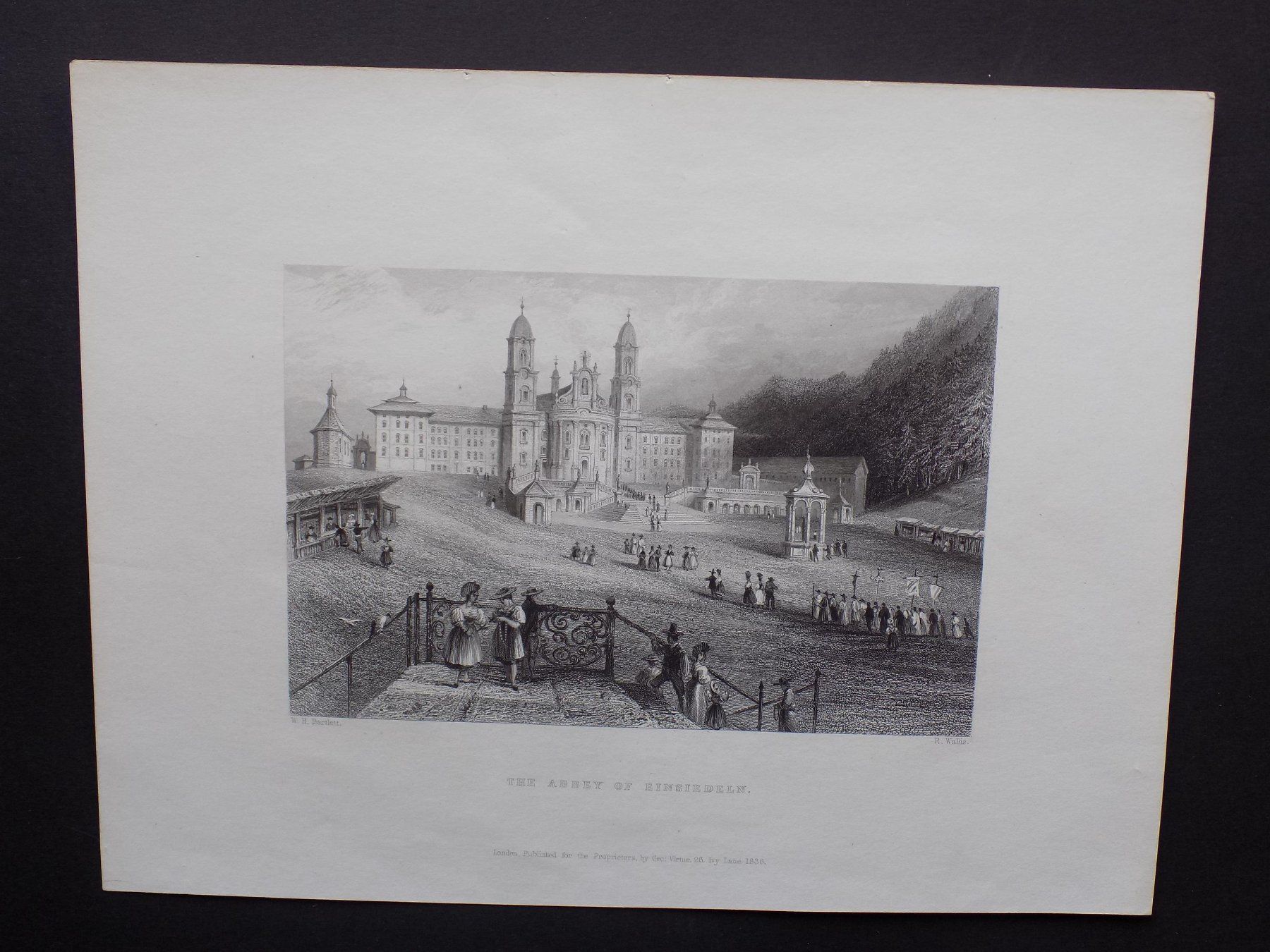 Incisioni: The abbey of Einsiedeln – Usato da Risch venduto da Rischli15