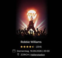 Robbie Williams Zurigo 