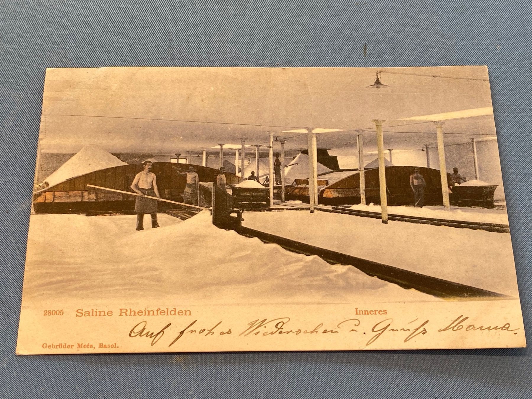 Cartoline postali: Rheinfelden Saline – Usato da Mosnang venduto da Goldwasser 1