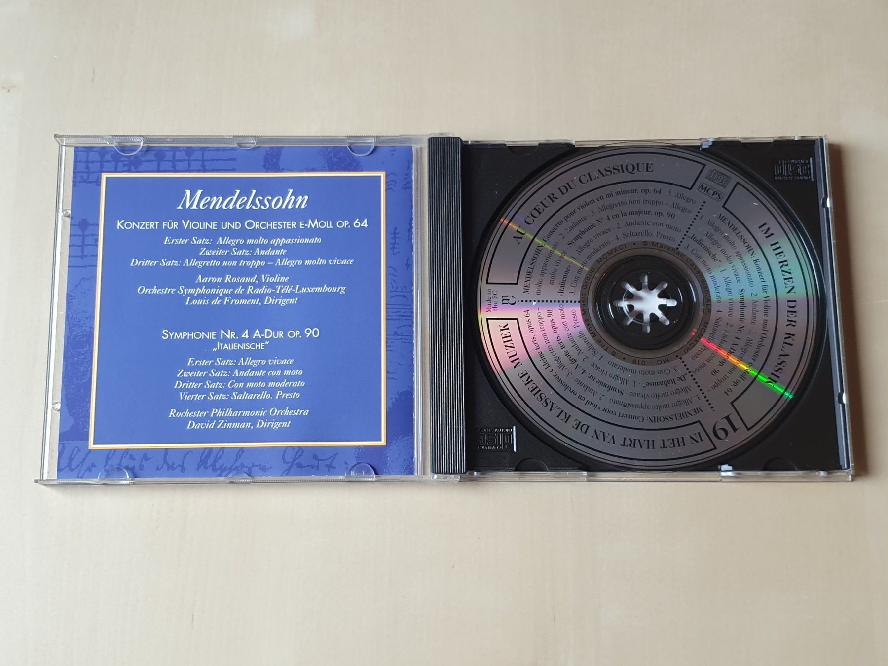 CD: Mendelsshohn Opus 64 / Opus 90 – Usato da Stansstad venduto da collectorsshop 2