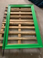 Bilderrahmen Holz grün 180x100 cm gross guter Zustand