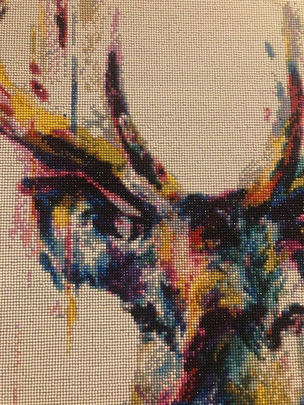 Foto & Immagini: Pixel Pop Art Hirsch Bild   70x 110 – Nuovo e nell'imballaggio originale da Kollbrunn venduto da sHo01 5