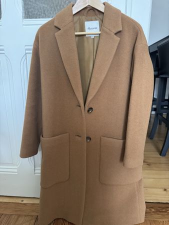 Manteau Madewell en laine camel taille XS