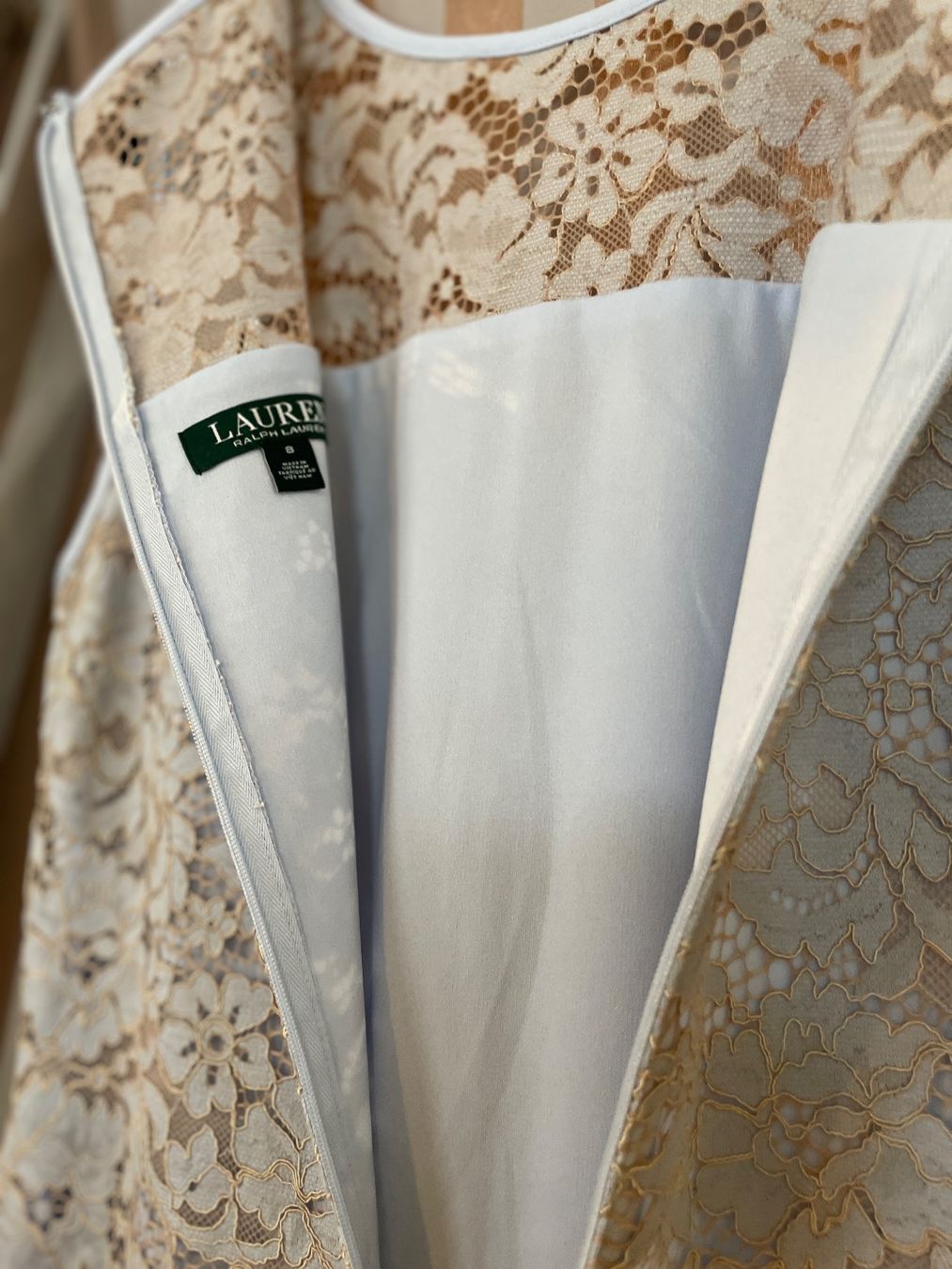 Ralph Lauren Vestiti: Ralph Lauren Kleid mit Spitzen, Gr. 8/ 38 – Usato da Baar venduto da koala9 6