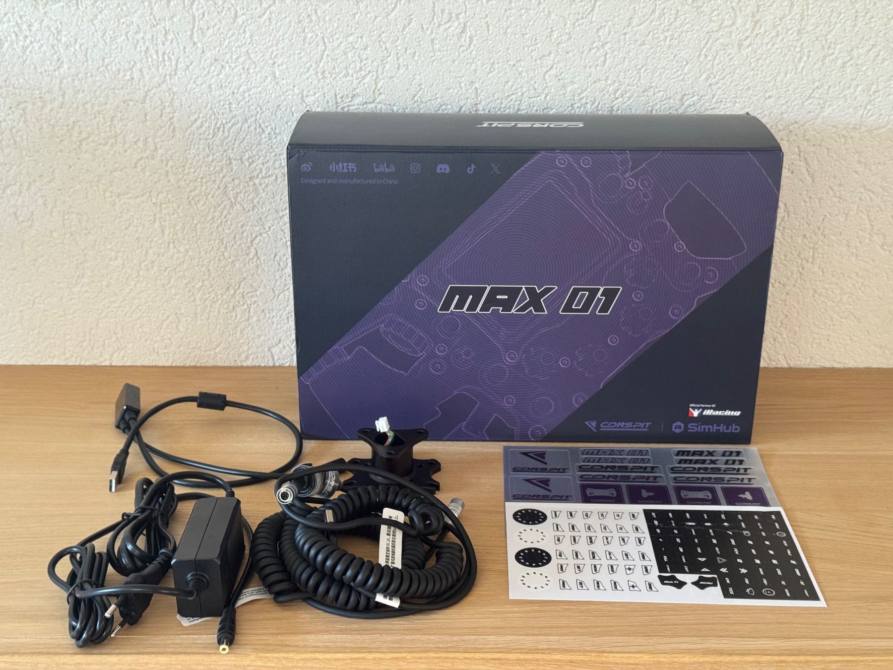 Controller: Conspit MAX 01 + NRG QR + 2 Cables – Gebraucht aus Oron-le-Châtel von Anthox 2