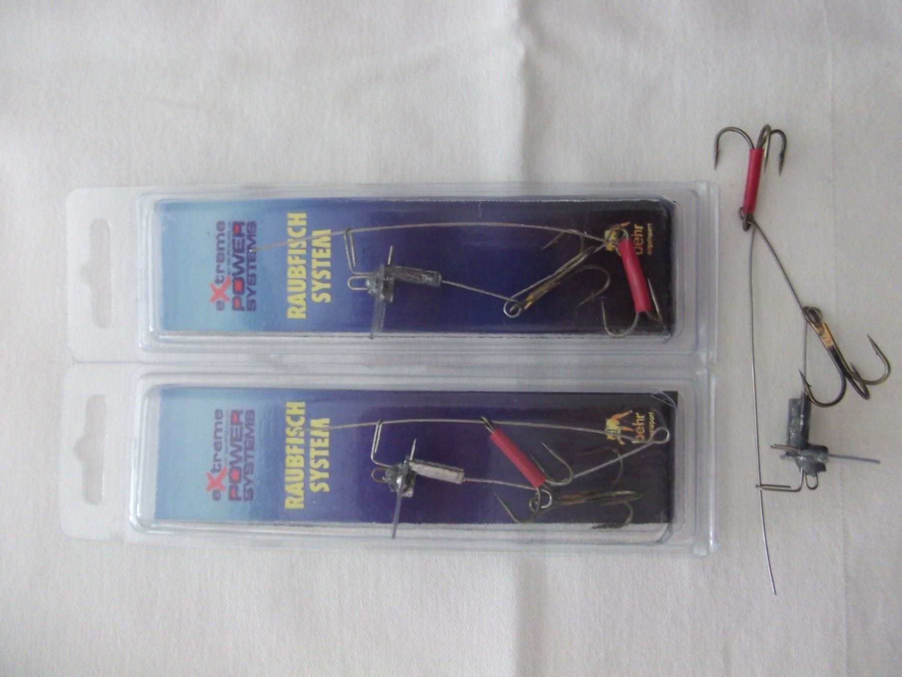 Köder: 3 Hecht / Forellensysteme – Neu und originalverpackt aus Muntelier von Egli09 1
