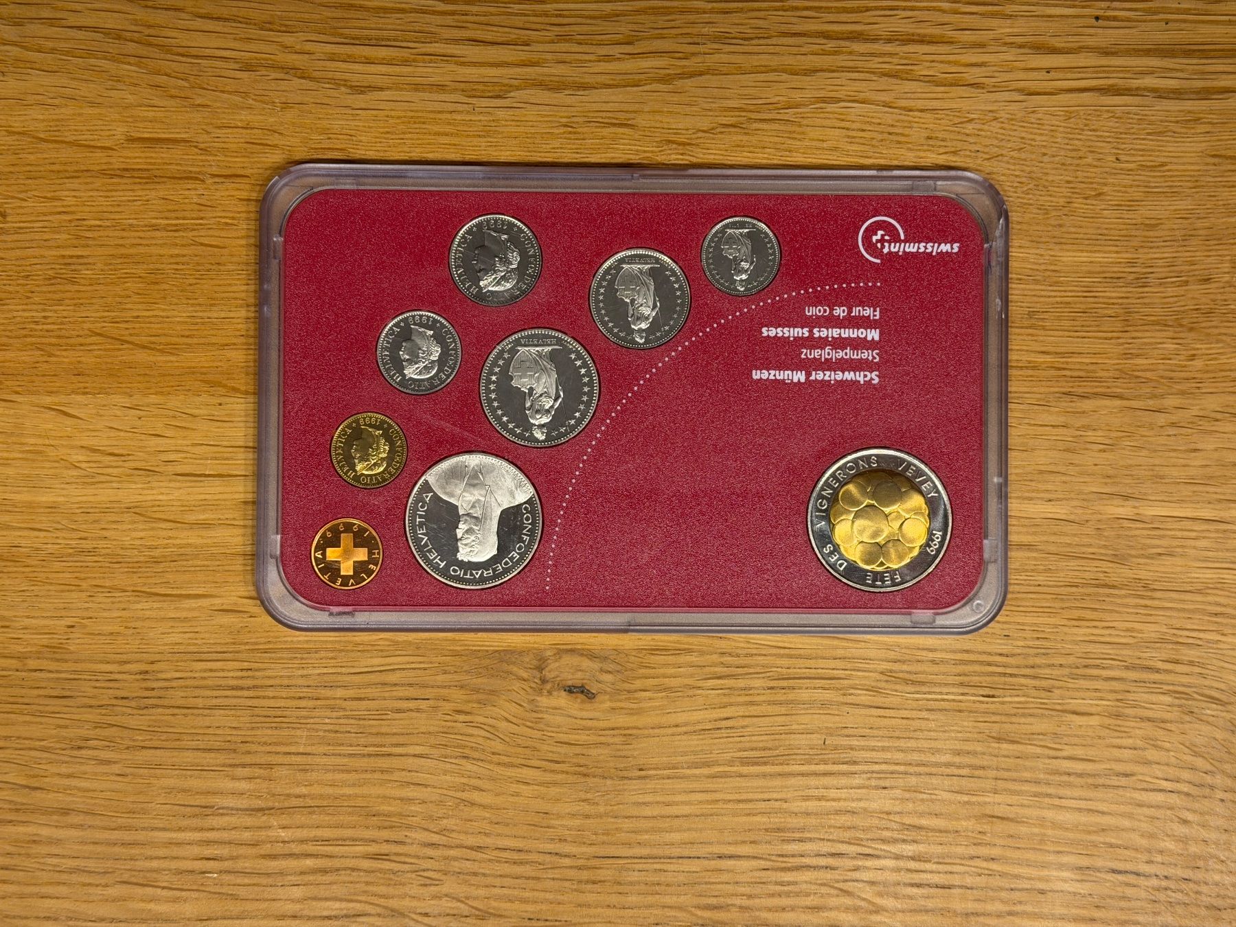 Alle Münzen: Swiss coins Set 1999 – Neu und originalverpackt aus Zollikofen von pascucci 2