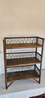 Vintage Bambus Rattan Regal