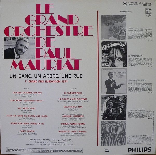 PAUL MAURIAT LP Un banc un arbre une rue TOP ZUSTAND Kaufen