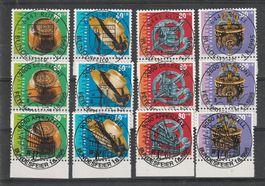 1995 Pro Patria, verschiedene Vollstempel Bundesfeier 01.8.