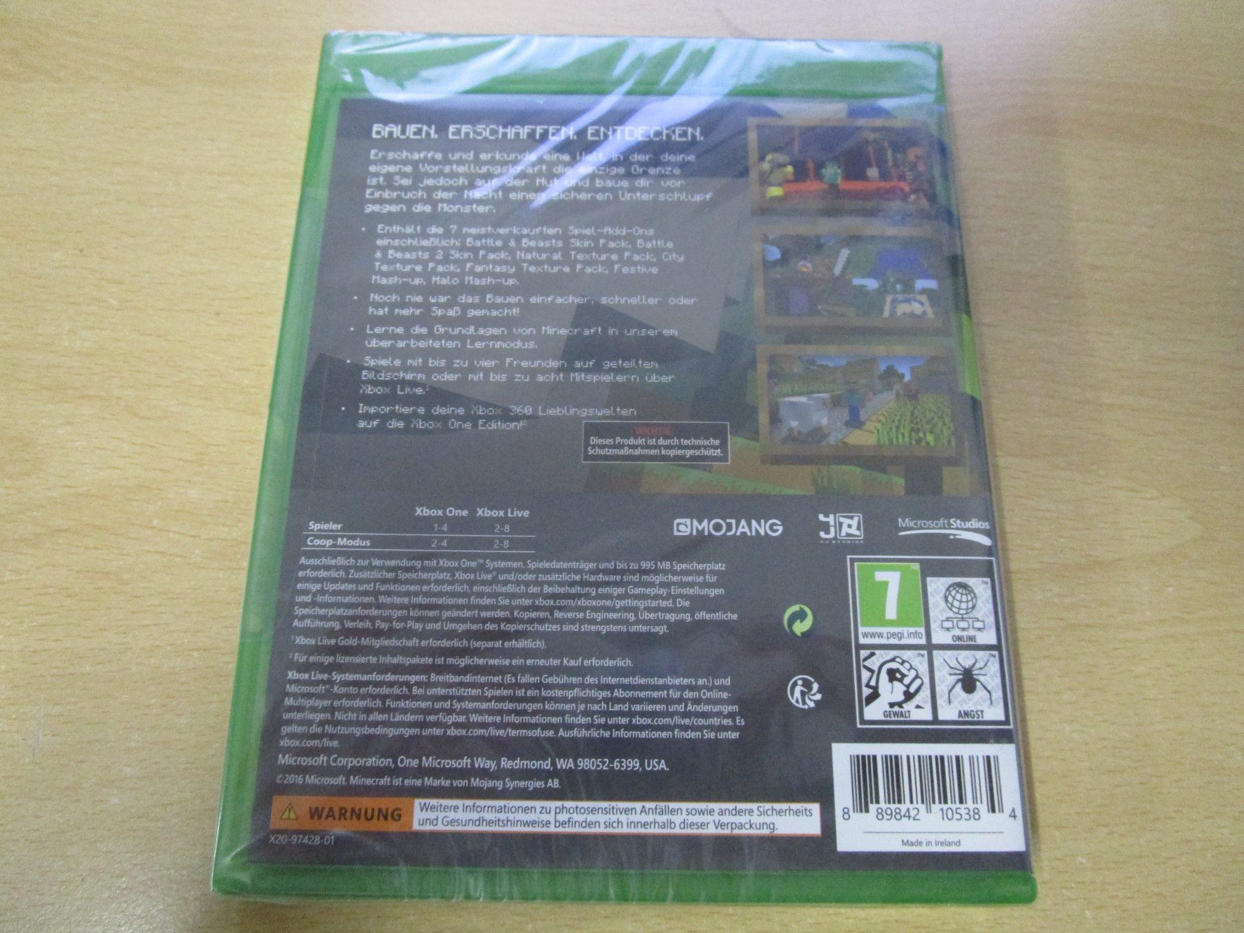 Microsoft Giochi: Minecraft Xbox One Edition - Xbox One NEUWARE X1 – Nuovo e nell'imballaggio originale da Goldau venduto da agestuffer 1