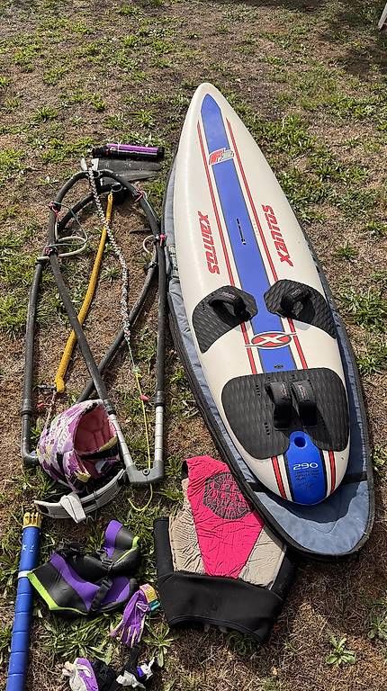 Tavole da surf e di nuoto: Komplettes Windsurf-Set  Ideal für Einsteiger – Usato da Koblenz venduto da lic_n9pm 2