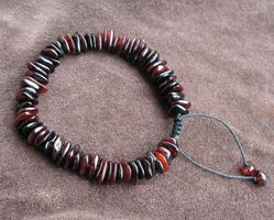 ♥ MIDI KORDEL ARMBAND FÜR HERREN / Baltischer Bernstein ♥