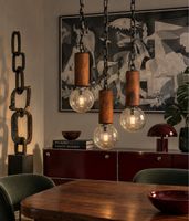 Mid century Temde Chandelier Vintage MCM swiss design