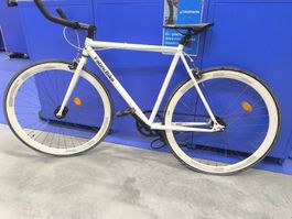 FabricBike Fixed Gear Bike White Used