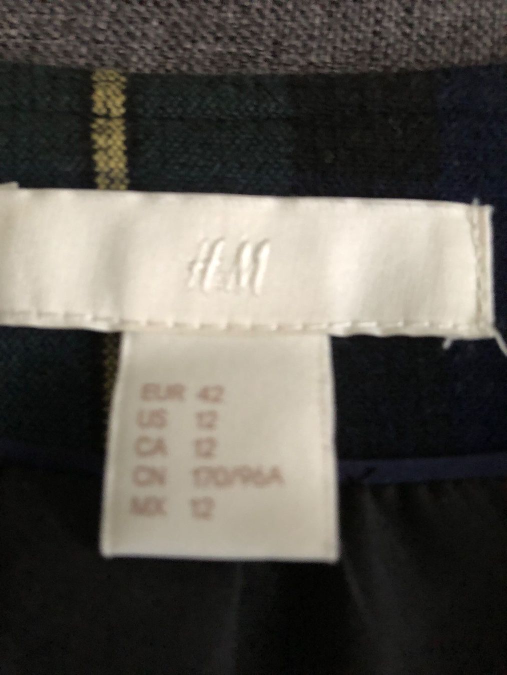 H&M Jacken: Jacke, kariert, Gr. 42 – Neu (gemäss Beschreibung) aus Hittnau von JD-OE 4