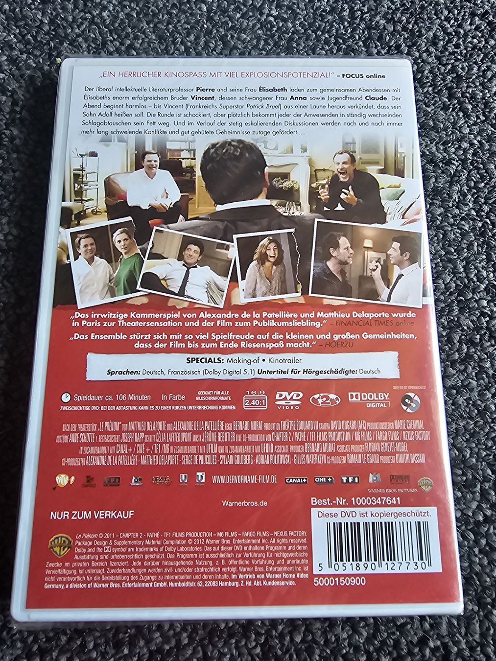 Tutti i DVDs: DVD Der Vorname Neuverpackt – Nuovo e nell'imballaggio originale da Ruswil venduto da jan_bxl5 1