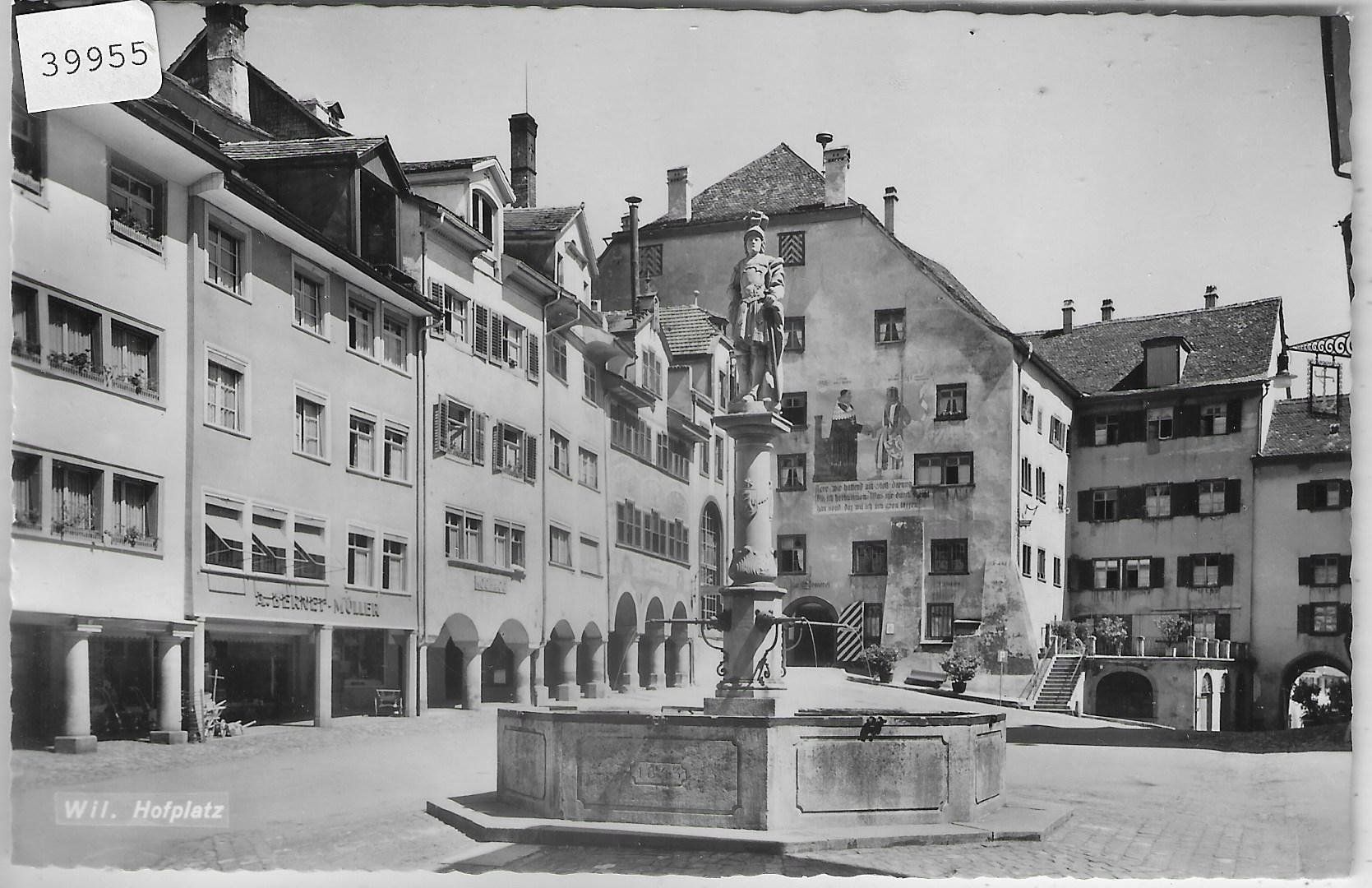 Cartoline postali: Wil - Hofplatz – Usato da Ettingen venduto da Kartenplanet