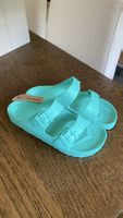Badeschuhe Damen türkis Grösse 39 neu Pantoffeln Sommer