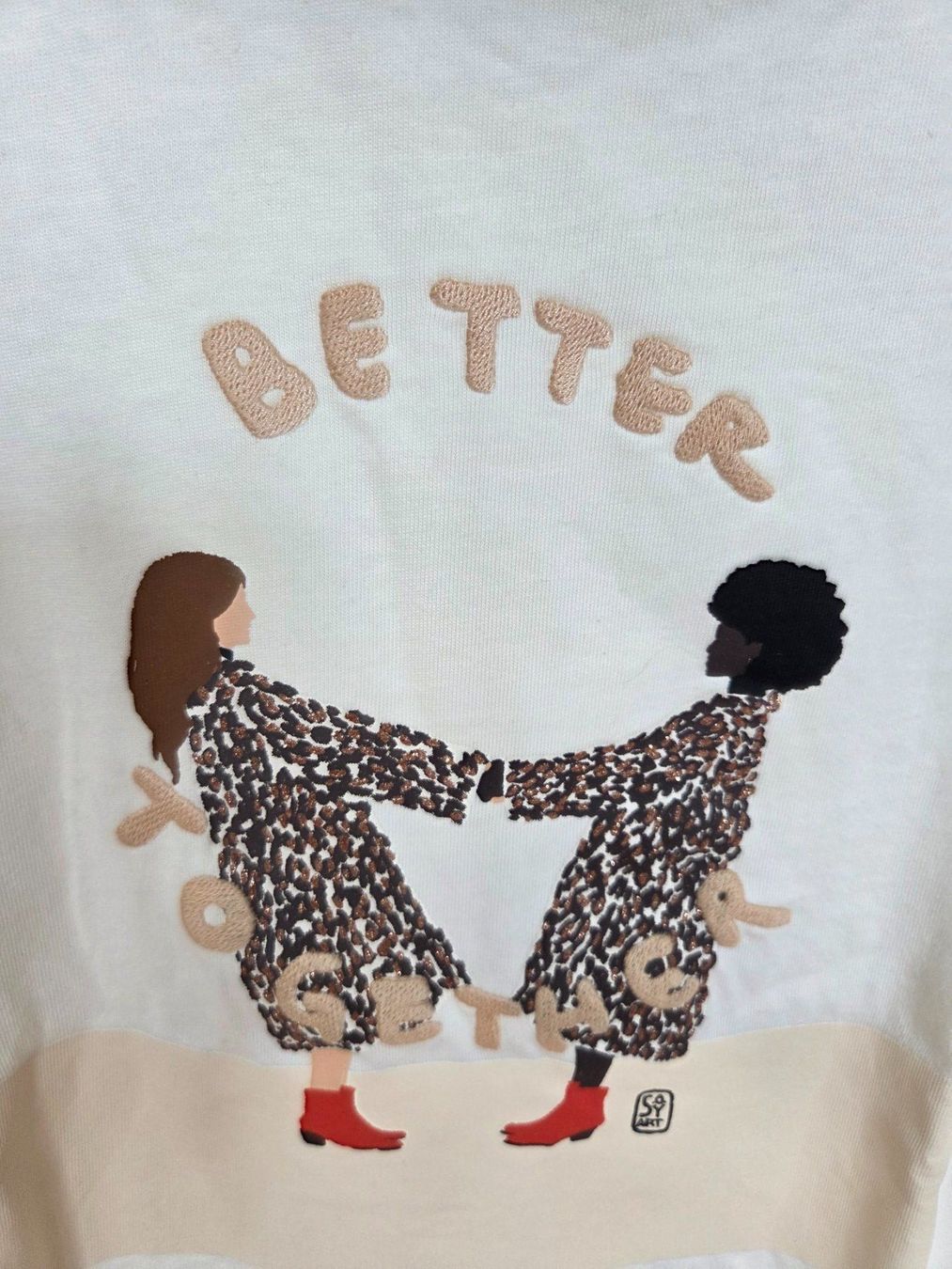 C&A T-shirt: T-shirt off-white - light beige - S - oversized – Usato da Zug venduto da Bibibo 3