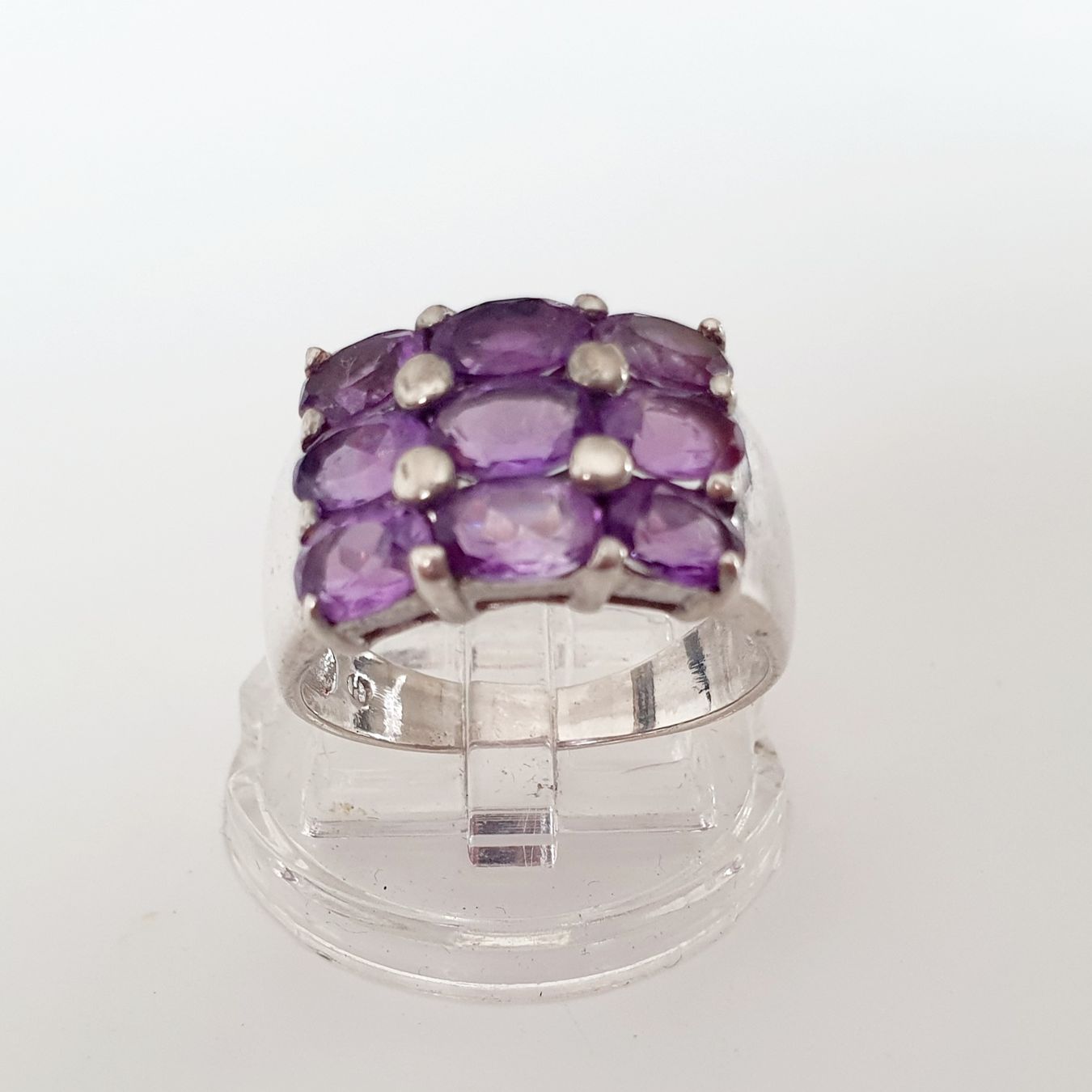 Anelli: Ring mit Amethysten in Silber 925, Gr 19,3 mm – Usato da Kreuzlingen venduto da Wunderkiste123 6