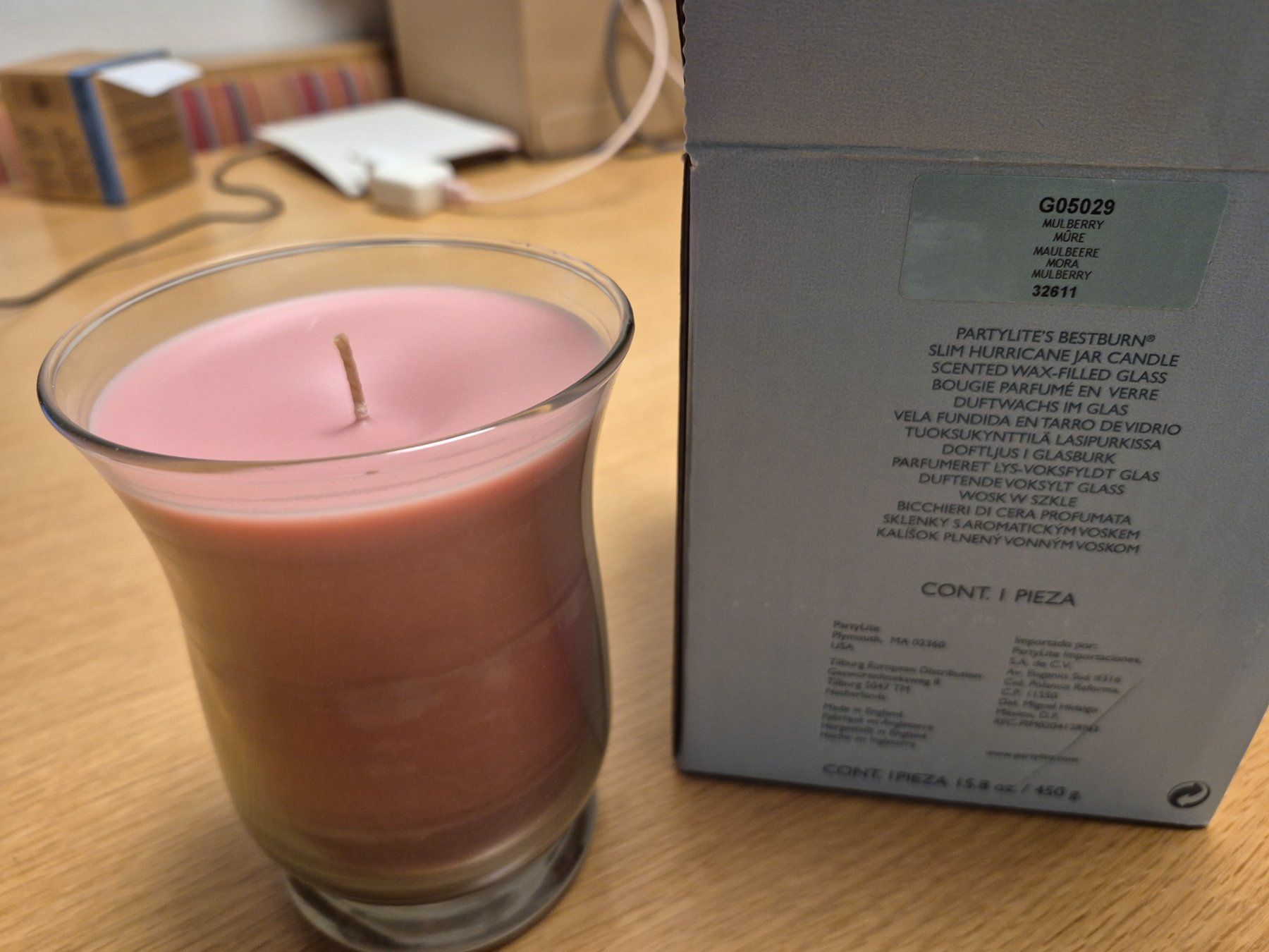 Partylite Candele: Partylite Duftwachsglas gross Maulbeere – Nuovo (secondo la descrizione) da Buttikon SZ venduto da sefa02 1