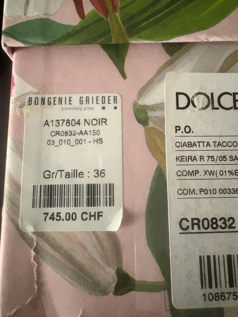 Dolce & Gabbana Scarpe da donna: Dolce & Gabbana mules noires P. 36 – Nuovo e nell'imballaggio originale da Plan les Ouates venduto da didi911 6