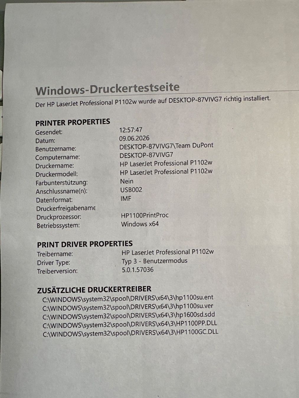 Hewlett Packard Stampanti: HP Laserjet P1102w – Usato da Brügg BE venduto da TSP02 1