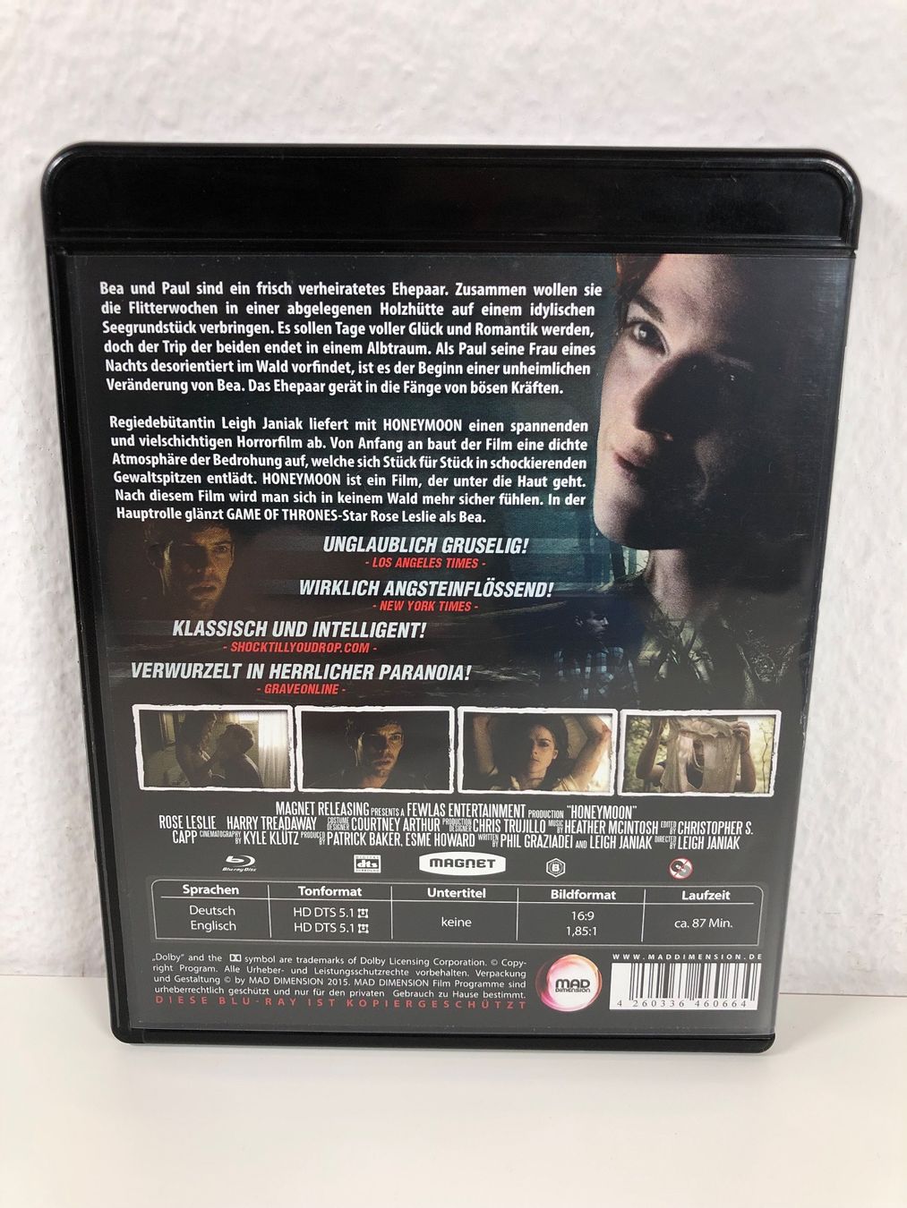 Tutti i DVDs: Honeymoon (2014) - Bluray – Usato da Bern venduto da McFlurry_08 1