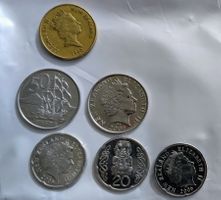 Neuseeland Münzen Lot - 2.60 Dollars