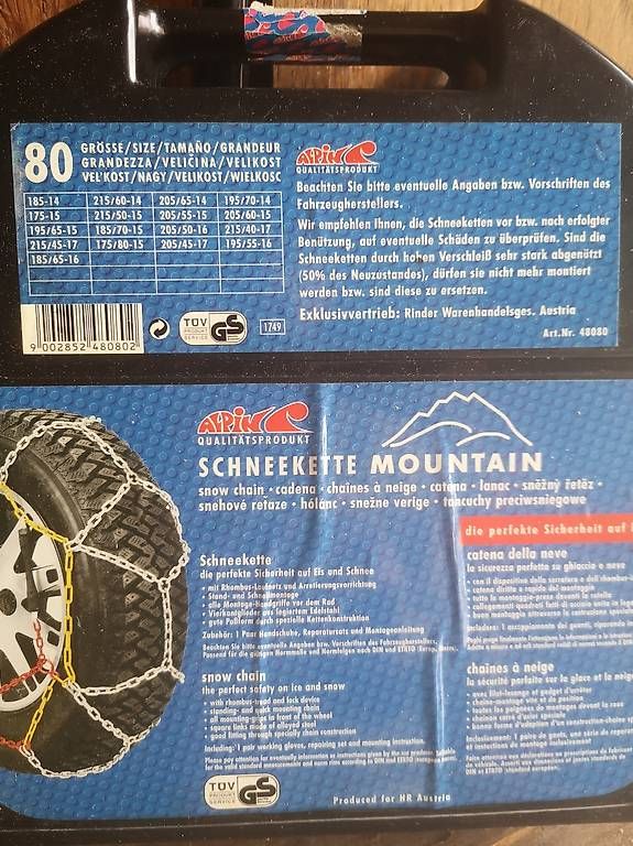 Catene da neve: Verkaufe Auto Schneeketten  – Usato da Gohl venduto da fam_7tqz 1