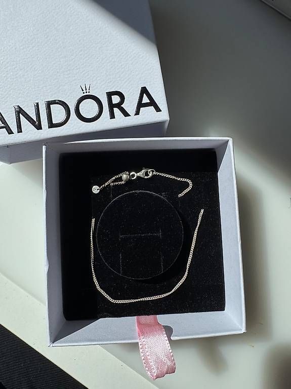 Pandora Catenine: PANDORA Curb Chain Halskette – Usato da St. Gallen venduto da tel_s752