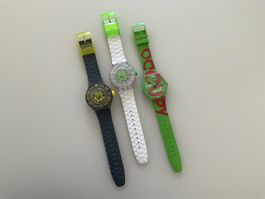 3 Swatch neu und ungetragen.