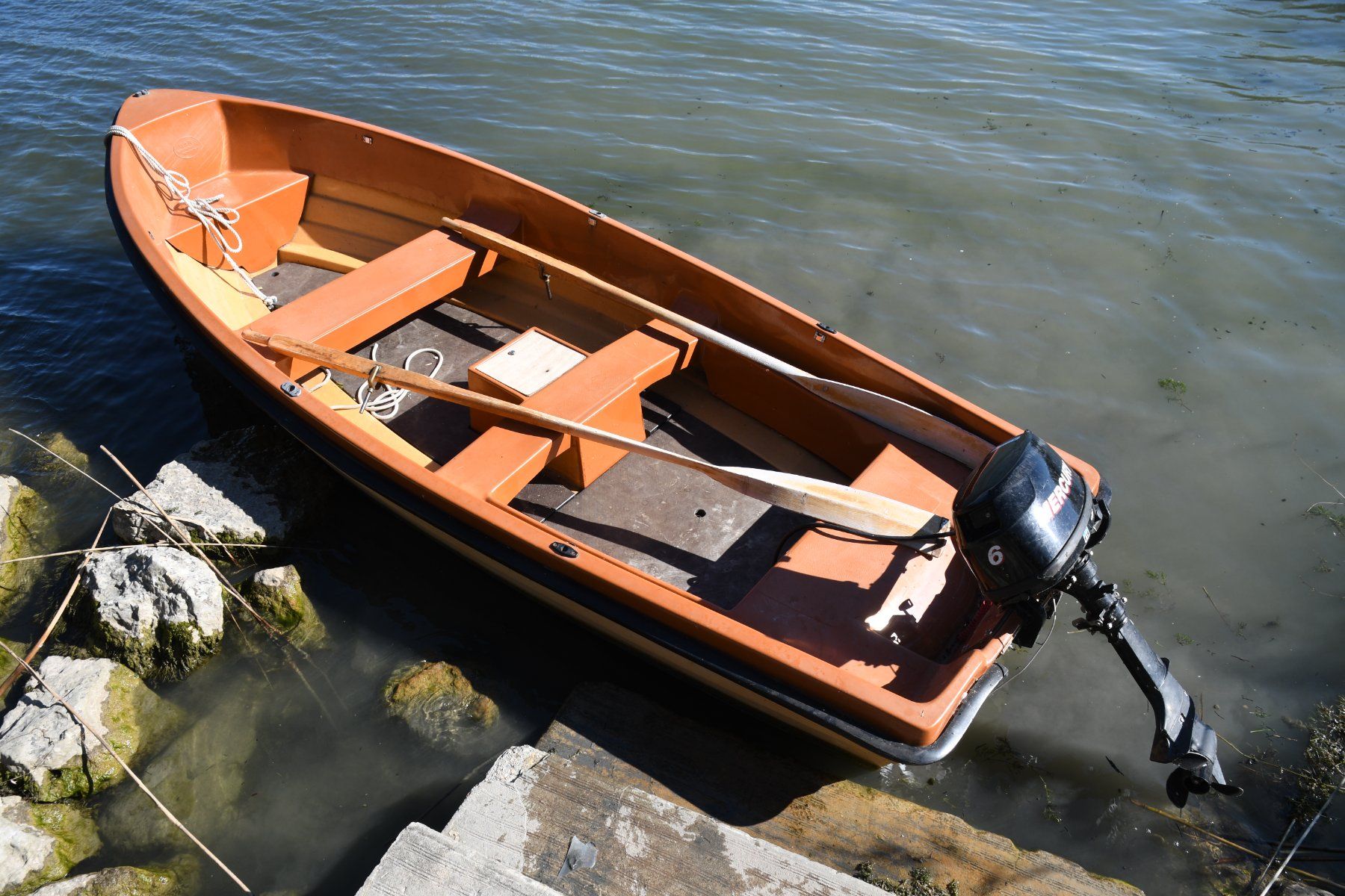 Boote: Ruderboot mit Motor 6PS – Gebraucht aus Jegenstorf von Gole 1