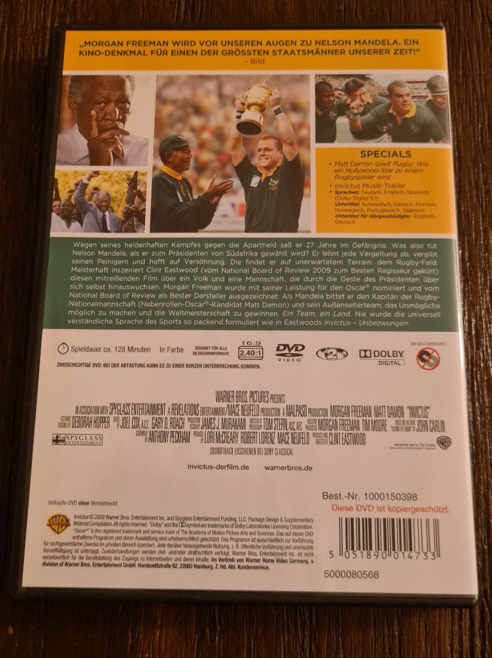 Alle DVDs: Invictus (H) – Neu (gemäss Beschreibung) aus Oberkirch LU von ThE_CoLLecTor666 1