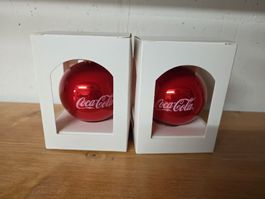 Coca-Cola Christbaumkugel Weihnachtskugel 2 Stk.