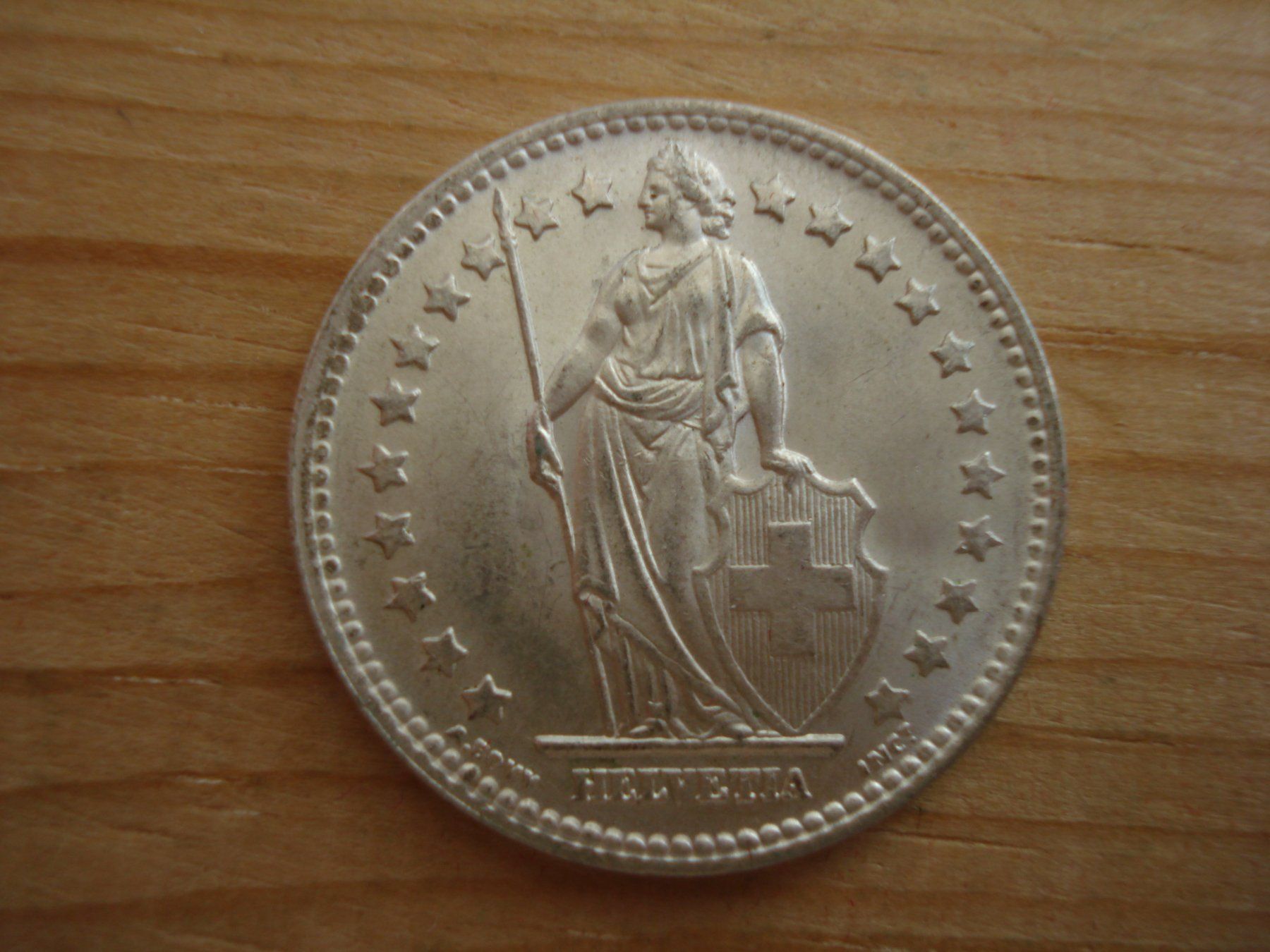 Alle Münzen: (S1)      1 Franken 1947 STGL – Gebraucht aus Erlach von Net-Coins 1