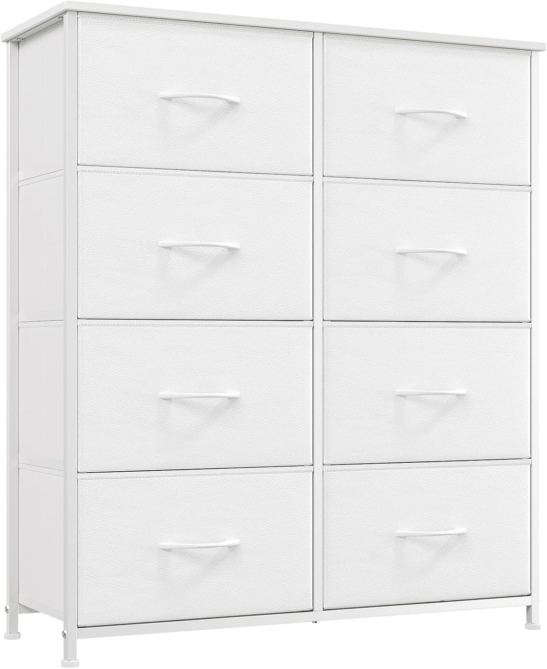 Cassettiere: Kommode mit Schubladen Stoffkommode 8 Schubladen Weiss – Nuovo e nell'imballaggio originale da Schaffhausen venduto da AllesMussRaus90