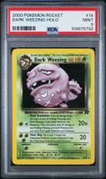 PSA 9 Dark Weezing 14/82 EN Holo