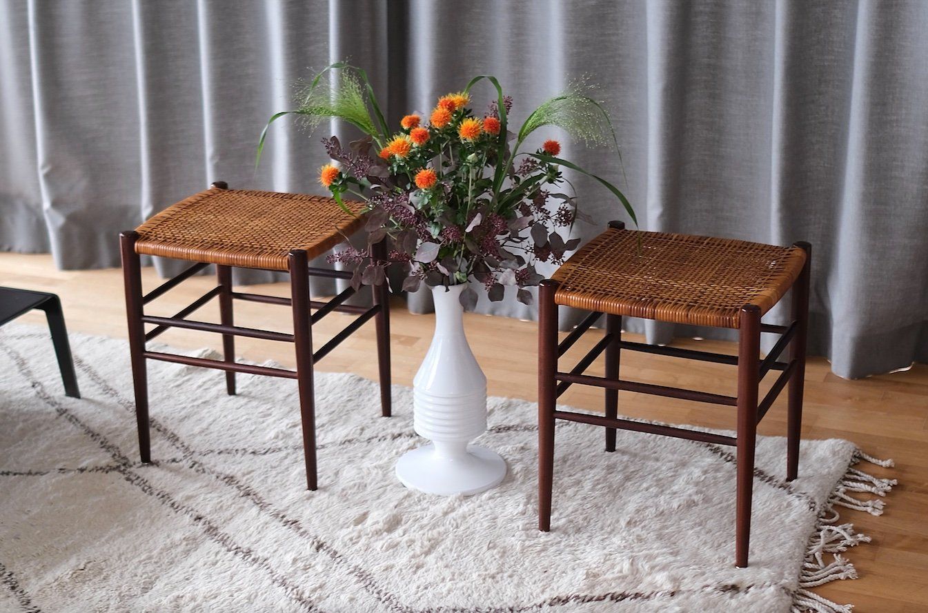 Tabourets: Mid Century danish cane stools – D'occasion à Bern par Zmodern_VIN 1