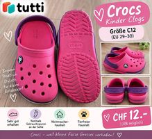 Crocs Kinder Gr. C12 / EU 2930, pink/lila