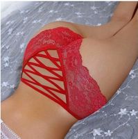 NEUER sexy String-Slip uni rot Gr. XS - 221218