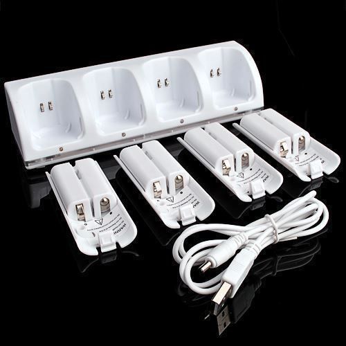Caricabatterie: Nintendo Controller Ladestation + 4 Akku – Nuovo (secondo la descrizione) da Thun venduto da Newnewshop 3